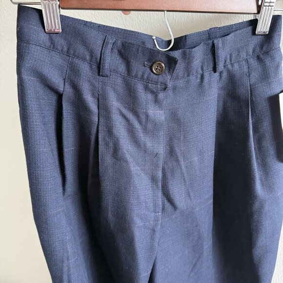 VTG Ralph Lauren Women’s Sz XS/S Wool Plaid Pleated Trouser Pants USA Made NEW - Picture 7 of 15